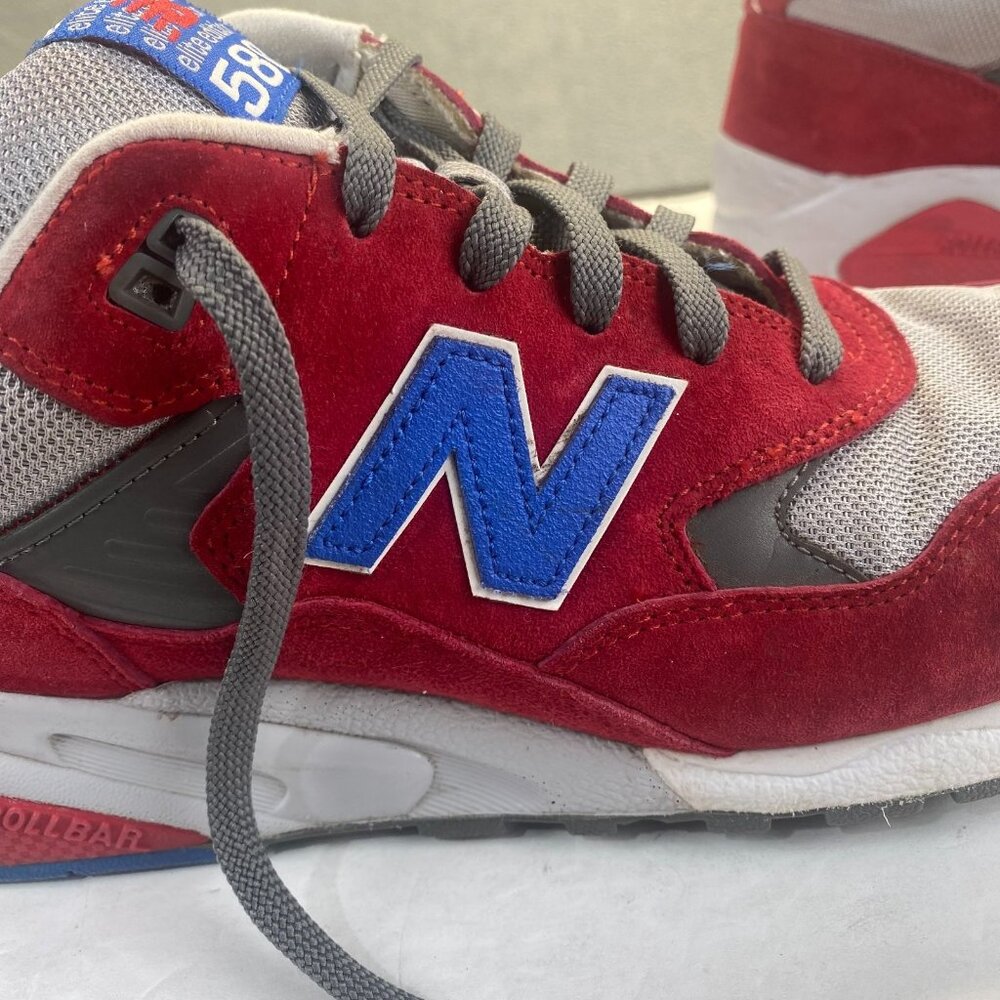 New Balance 580 Elite Edition Shoes Mens Size11.5 Red Gray Blue Rollbar MT580BSR - Picture 11 of 15